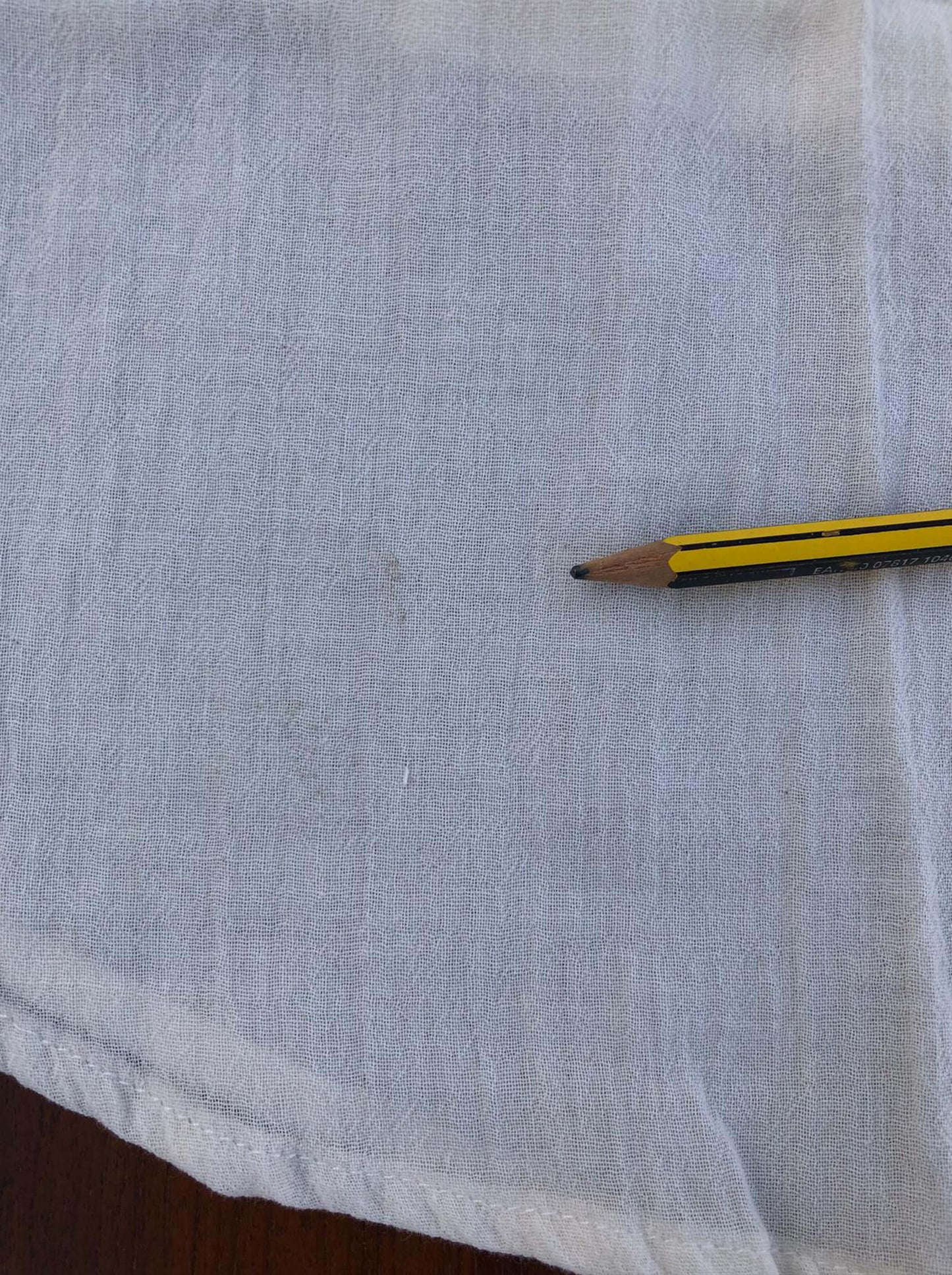Camisa de algodón natural ligero con botones de coco - Segunda Vida