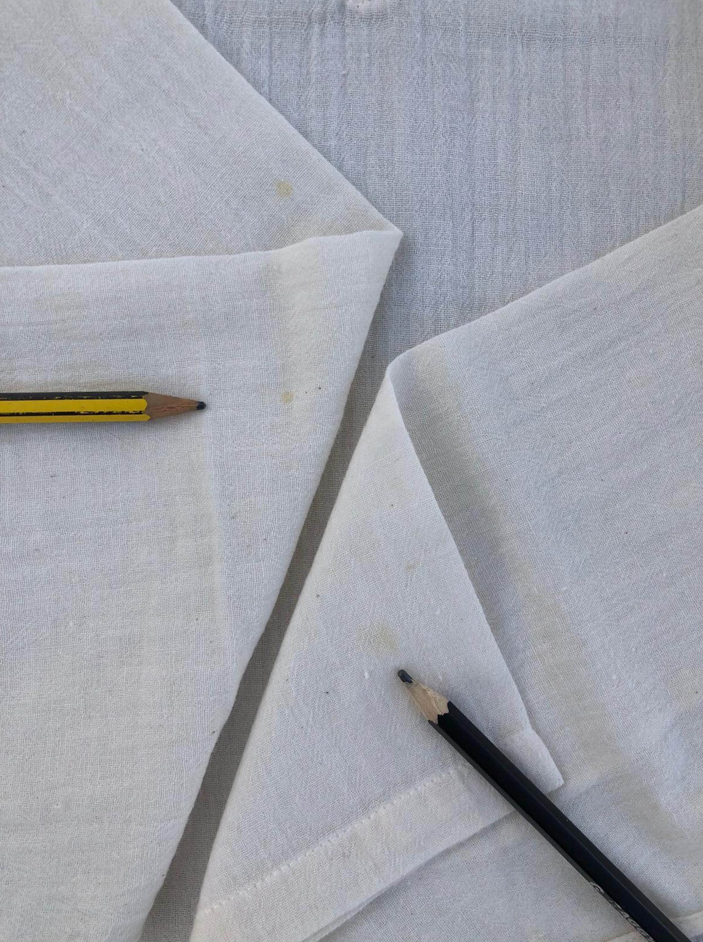 Camisa Kurta de algodón natural con botones de coco - Segunda Vida