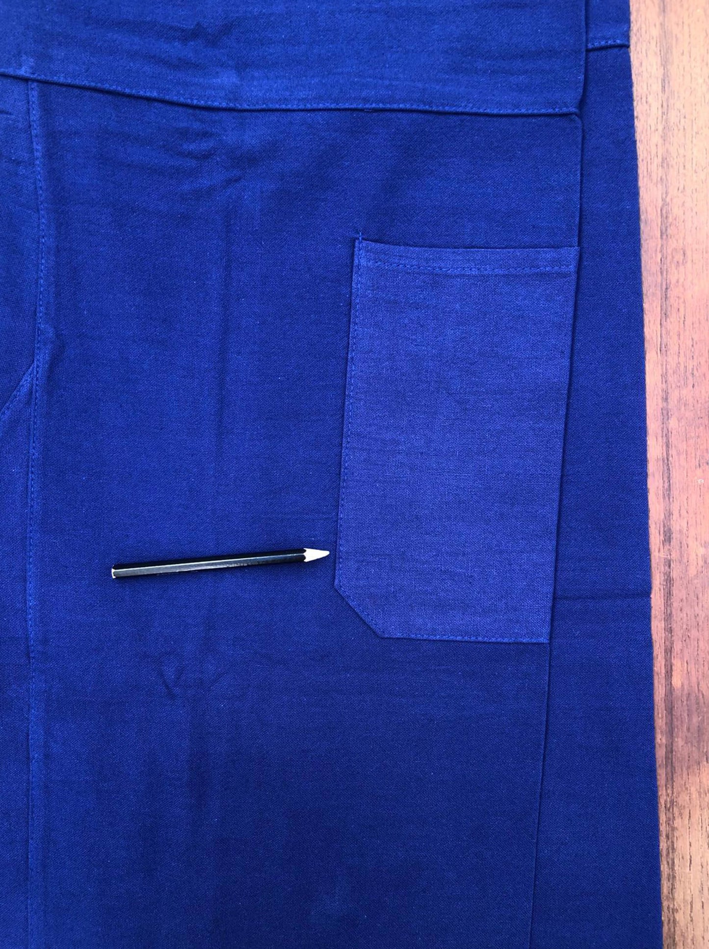 Pantalones Tailandeses de algodón color Azul Eléctrico - Segunda Vida