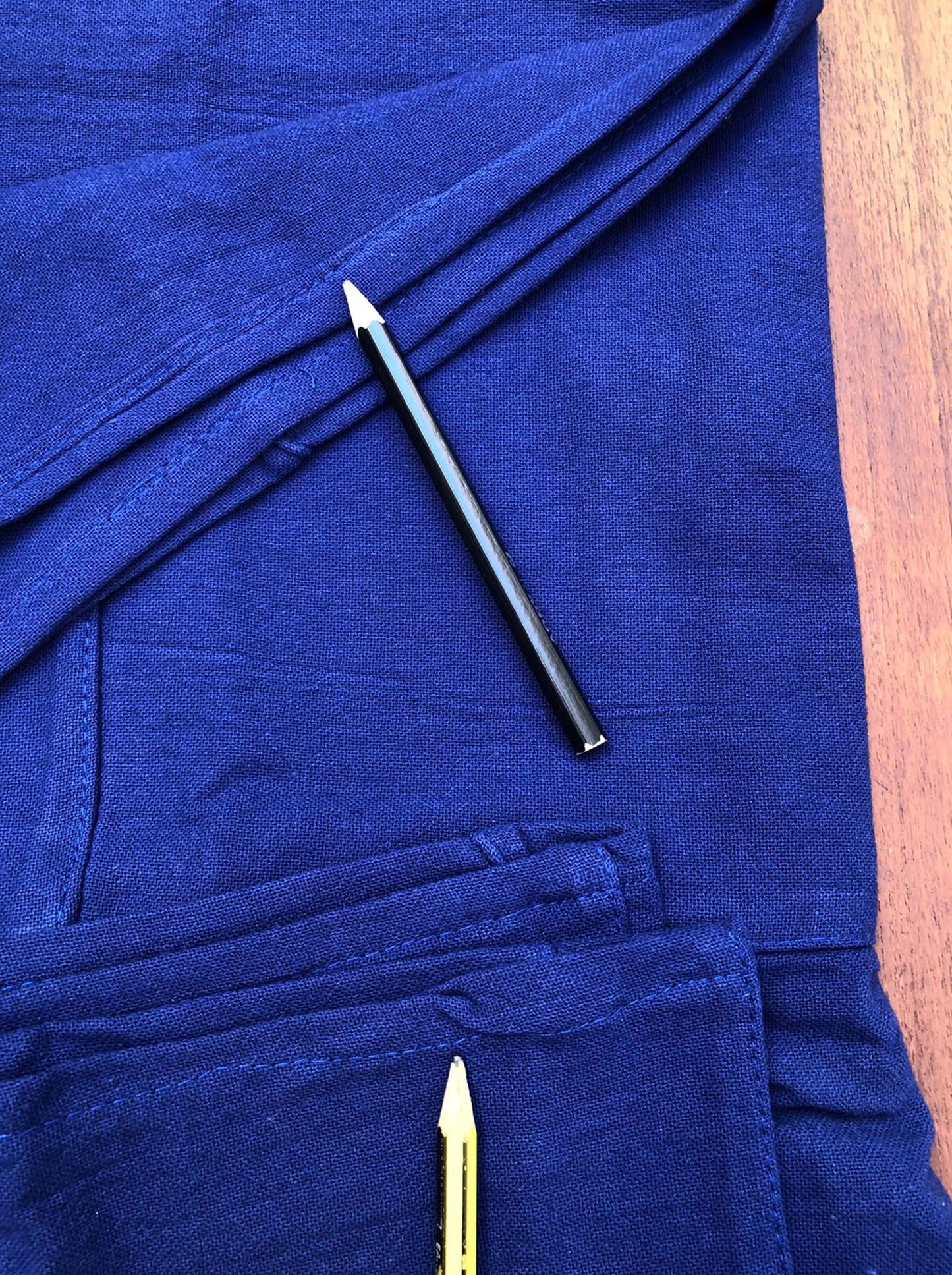 Pantalones Tailandeses de algodón color Azul Eléctrico - Segunda Vida