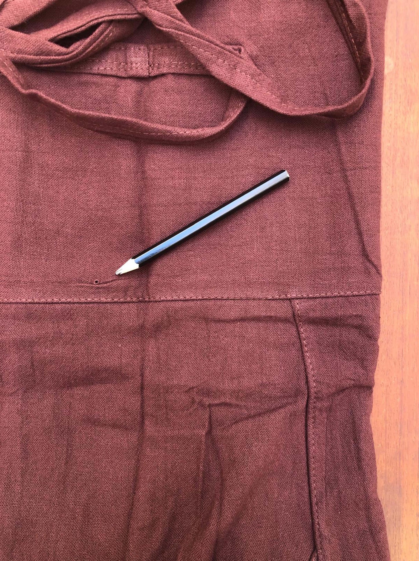 Pantalones Tailandeses de algodón color Café XL - Segunda Vida