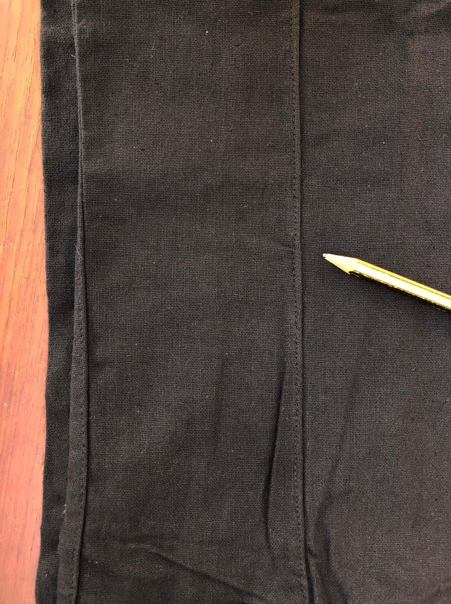 Pantalones Tailandeses de algodón color Negro XL - Segunda Vida