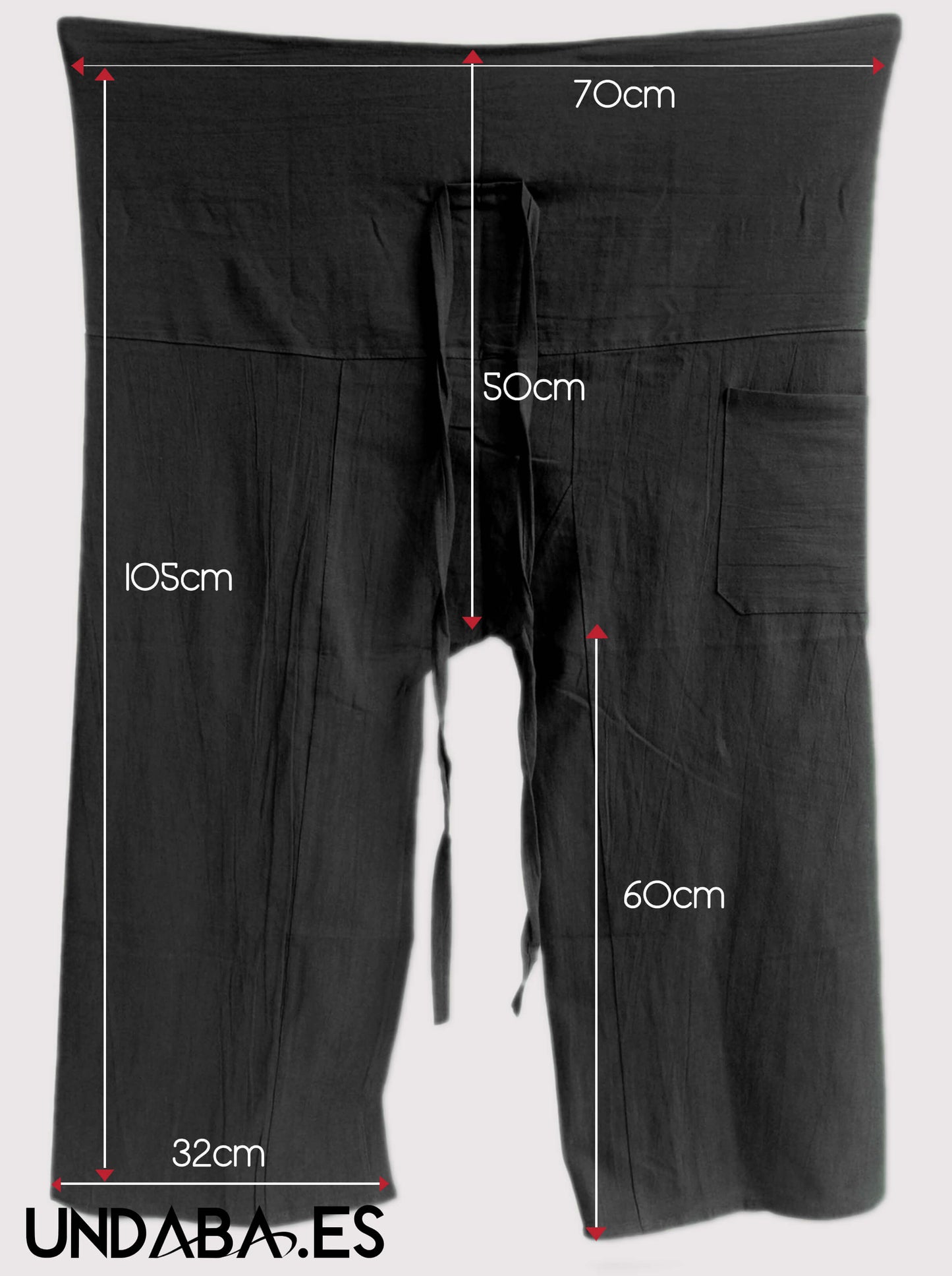 Pantalones con Rayas Tailandeses de algodón color Verde Oliva