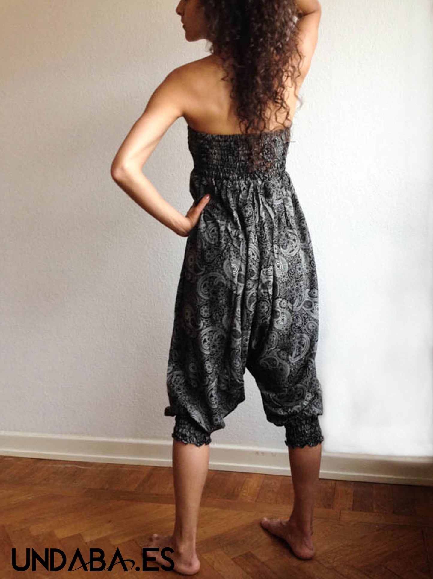 Pantalones Mono con estampado Paisley