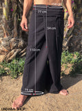 Pantalones Tailandeses de algodón ligero negro