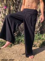 Pantalones Tailandeses de algodón ligero natural