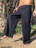 Pantalones Tailandeses de Algodon extra ligero Negro