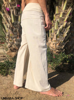 Pantalones Tailandeses de algodon ligero natural