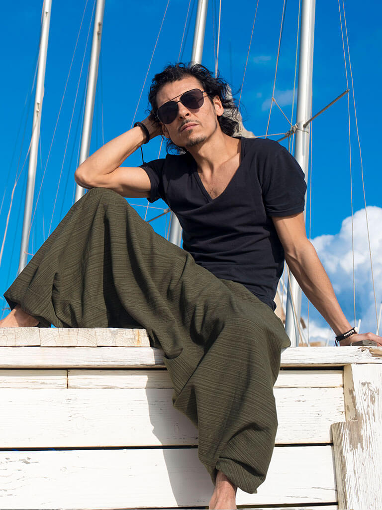 Pantalon Samurai Verde