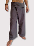Pantalones Tailandeses de algodón color Gris