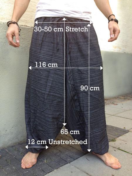 Pantalon Samurai Negro